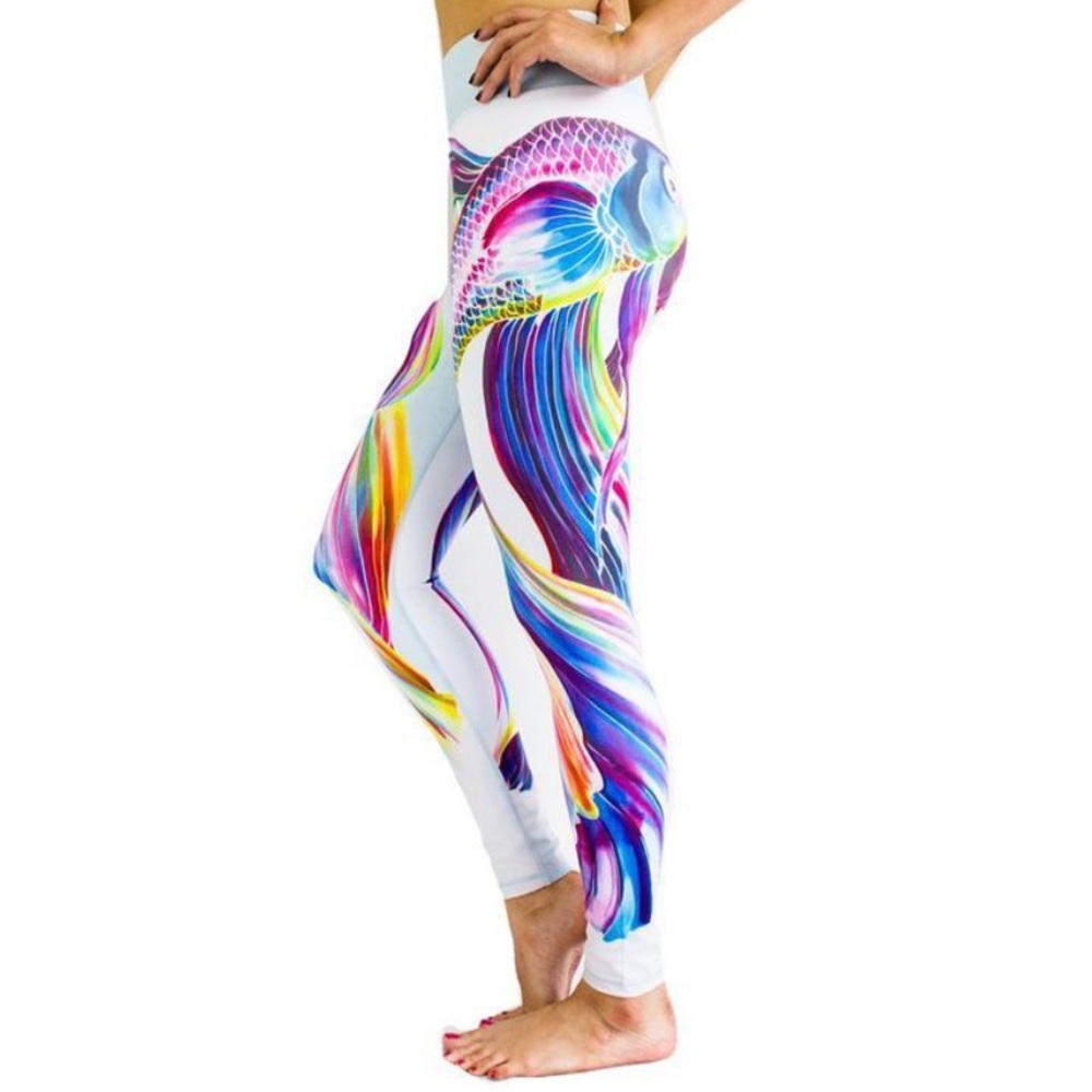 Fit Rebel Fighting Fish Leggings